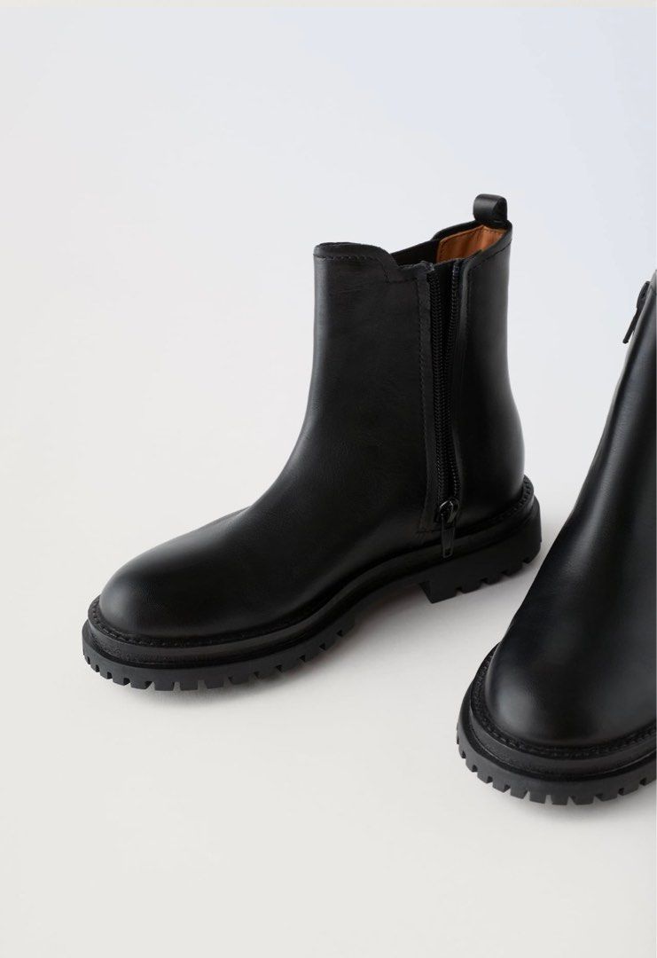 Zara chelsea boots womens shop