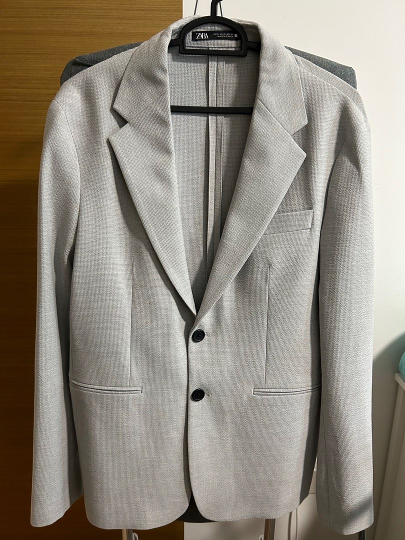 Zara basic blazer mens cheap