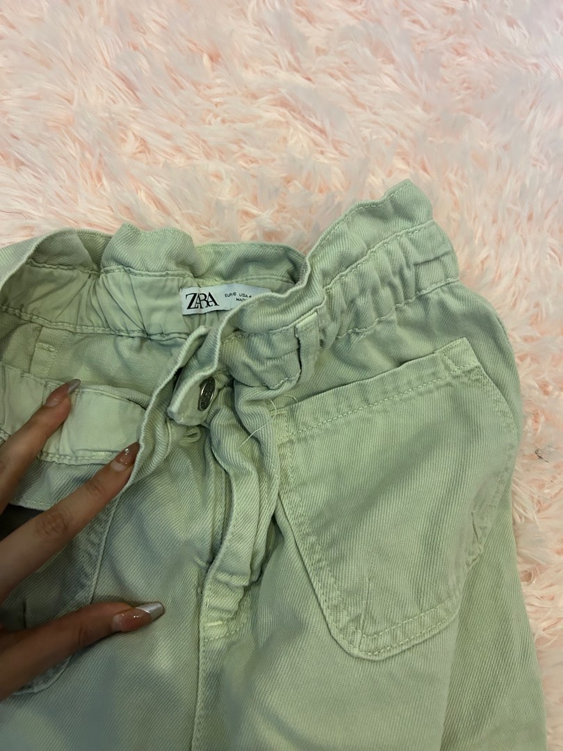 Zara Mint Green Sequin Occasion Romper Sheer •••