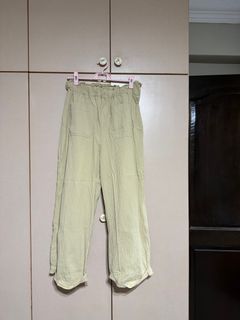 ZARA - Striped Blue & White Paperbag Trousers Pants, Women's Fashion,  Bottoms, Other Bottoms on Carousell