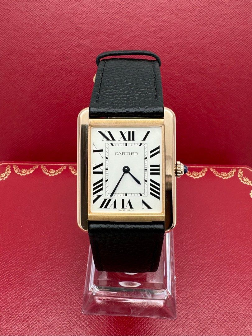 18k Rose Gold Cartier Tank Solo Large 2018
