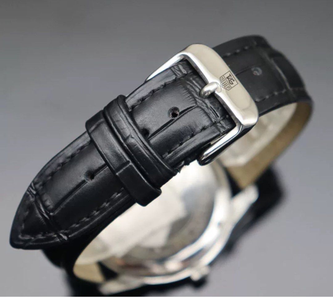 Genuine tag heuer leather strap cheap