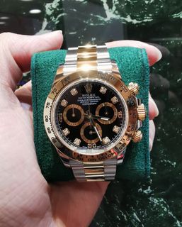 Gold and diamond rolex shop