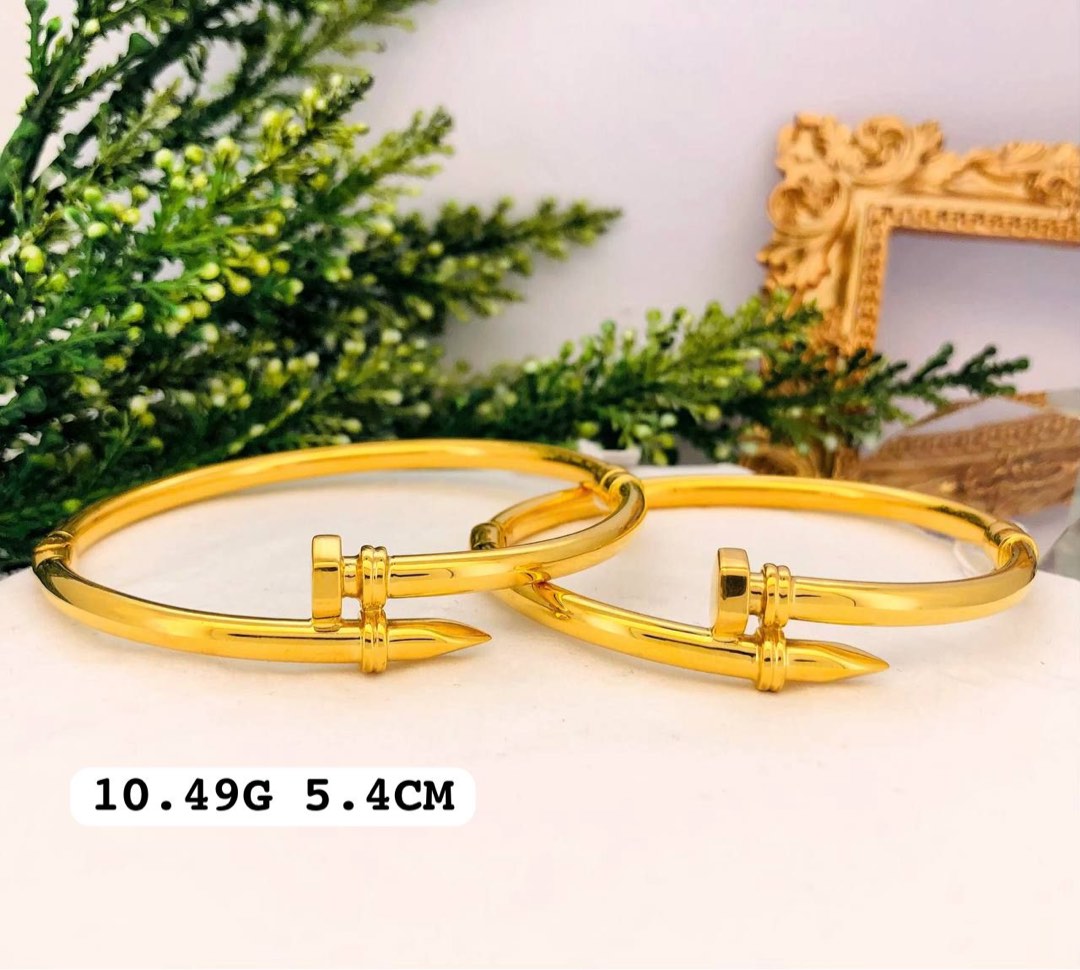 916 Gold Paku Bangle Babies Kids Babies Kids Fashion on