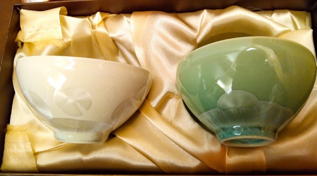 【新品未使用】台湾陶芸家 彭文雄 御寶結晶釉 茶碗 5客セット 箱・説明書付き 新品未使用】台湾陶芸家 彭文雄 御寶結晶釉 茶碗 5客セット 箱・説明書