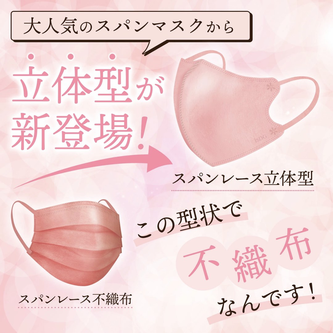 Japan🇯🇵 KUCHIRAKI MASK💎 ISDG Diamond 3D Space Breathable Series Face Mask😷 (Box of 30 Individually Packaged)62863171221250113