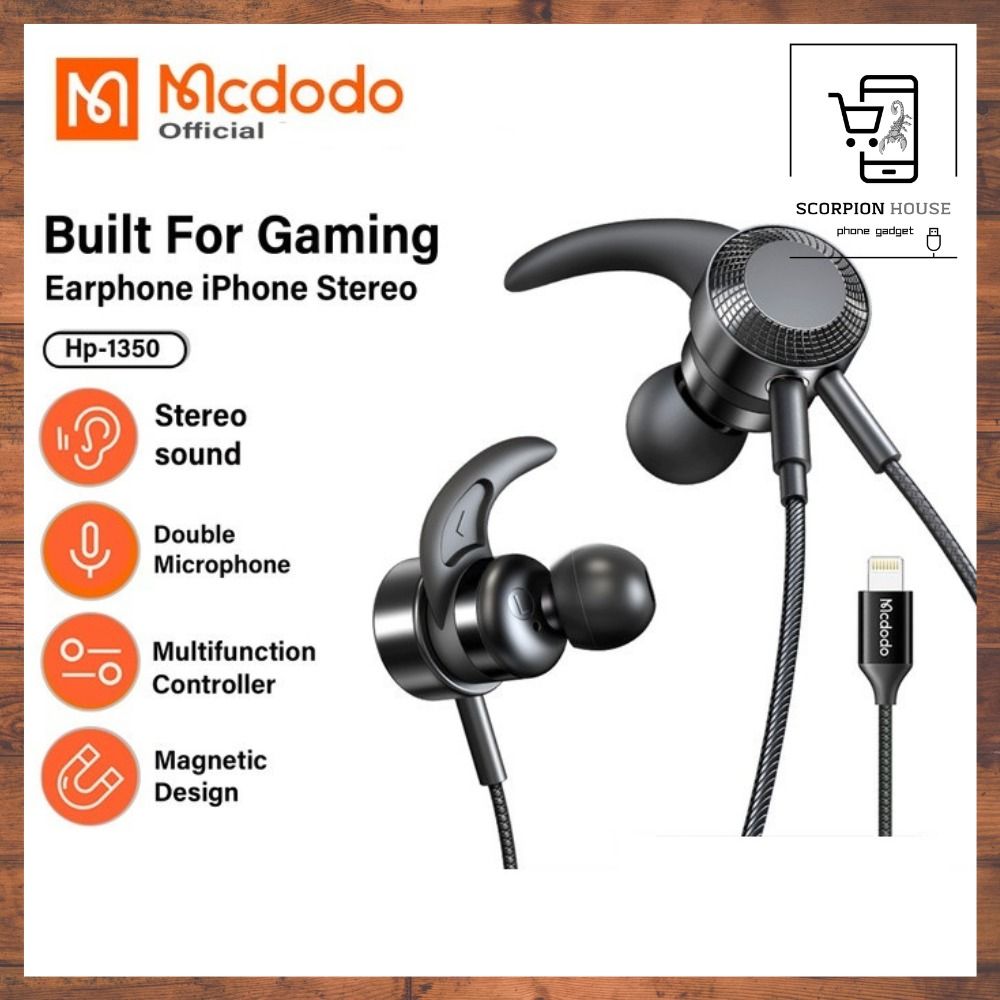 Earphone gaming lightning top