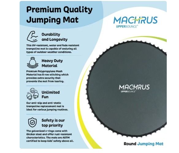 Upper bounce 12 2024 ft round trampoline