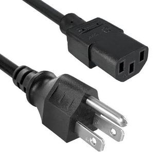 AC Power Cord for Computer, Monitor, Rice cooker, etc