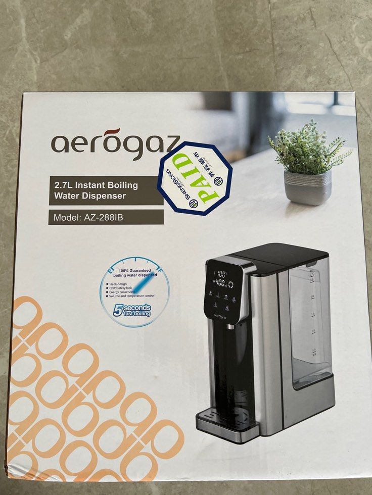 Aerogaz Water boiling dispenser, TV & Home Appliances, Kitchen Appliances, Water Purifers