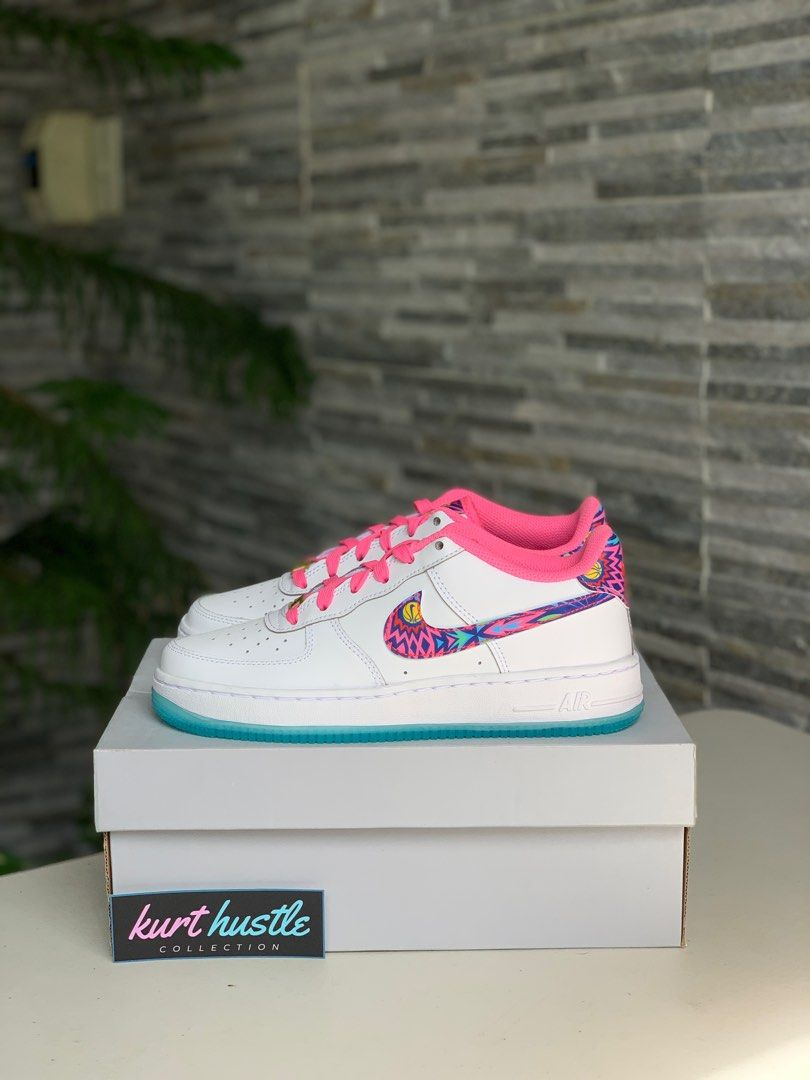 Air Force 1 Low gs Multi Color Pink Glow