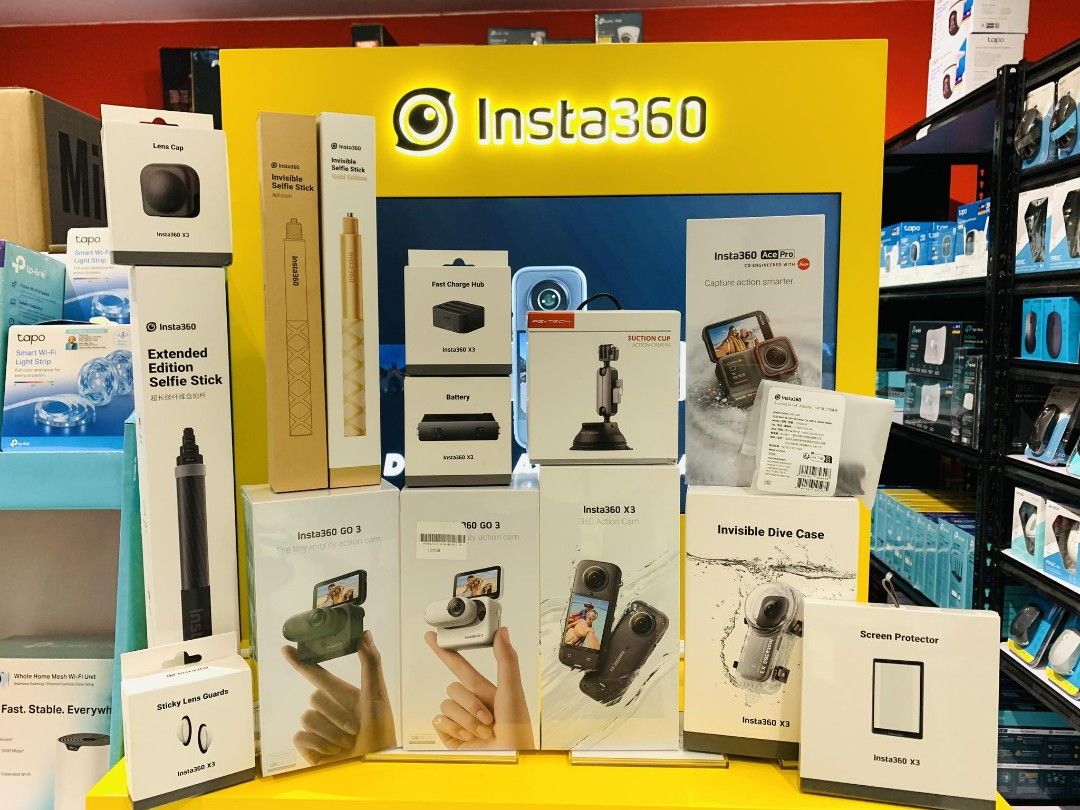 All Insta360 Camera and Accessories (Category: Video Cameras) located in Makati City. Submitted by techubstoreandaccessories (Listing ID 1278228792, Image 1). Description: All Insta360 Camera and Accessories Ready for Pick-Up / Same Day Delivery Via Lalamove‼️ DETAILS: ✅ Actual Picture Posted. ✅BRAND NEW, SEALED, & ORIGINAL. ✅7 Days Replacement for Factory Defects and 1year Limited Warranty. (Terms and conditions apply). ✅With Sales Invoice (BIR 