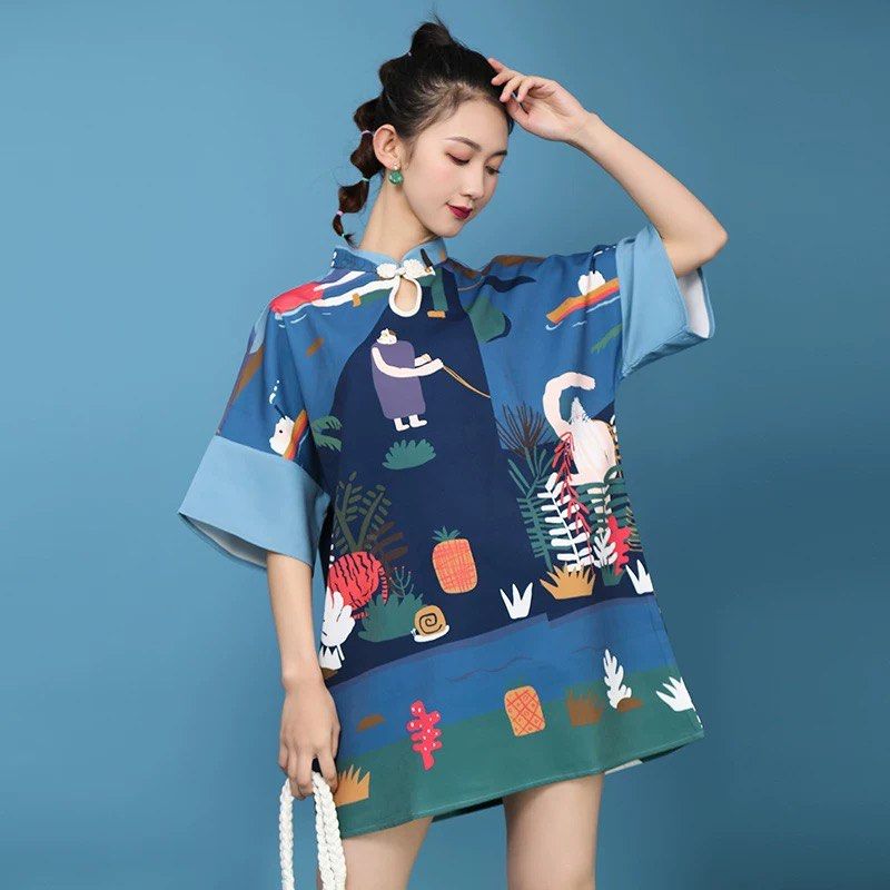 Modern cheongsam outlet top