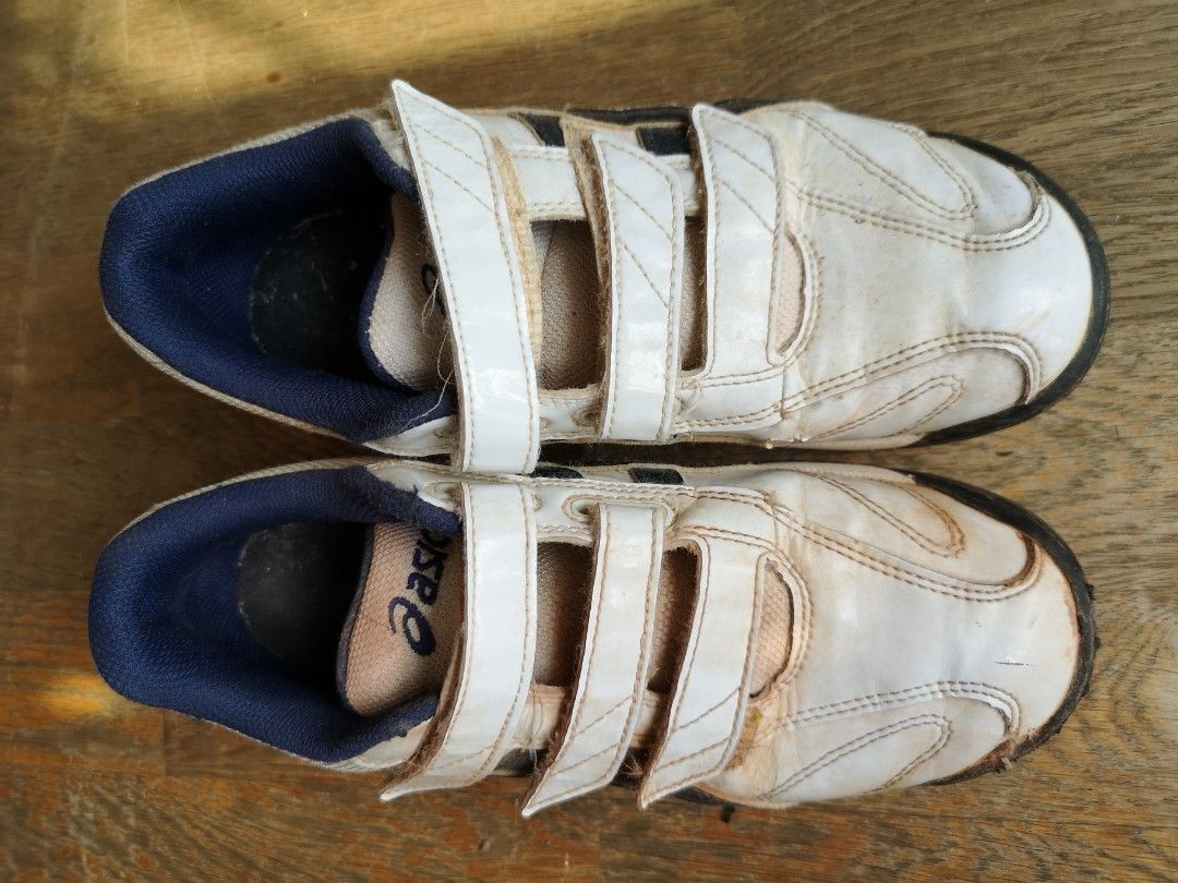 ASICS baseball cleats shoes softball SIZE 36 white