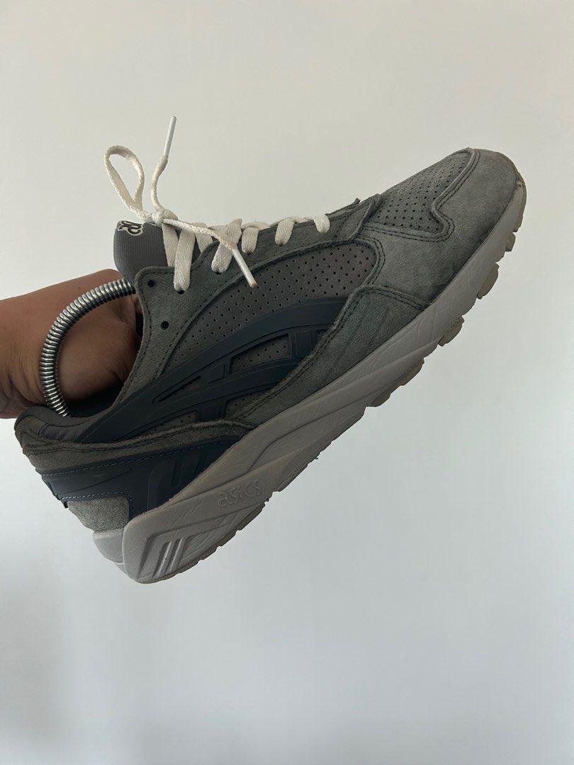 Asics Gel Kayano Grey Suede Men s Fashion Footwear Sneakers on