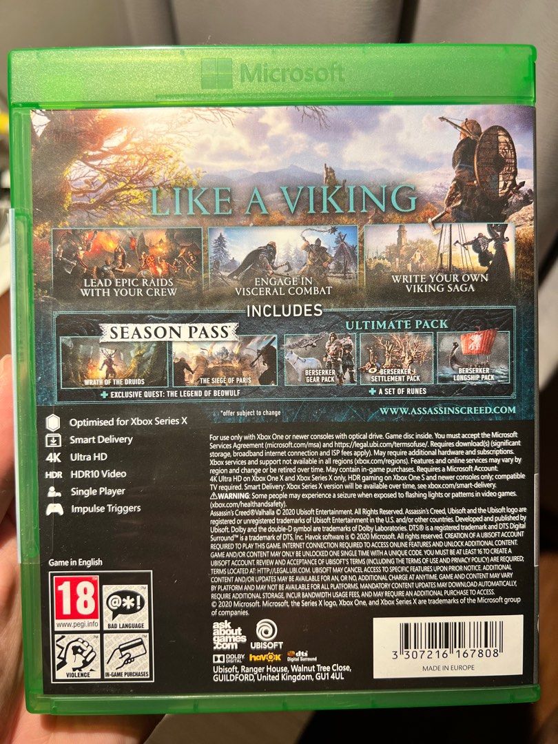 Assassin's creed 2025 valhalla xbox 360