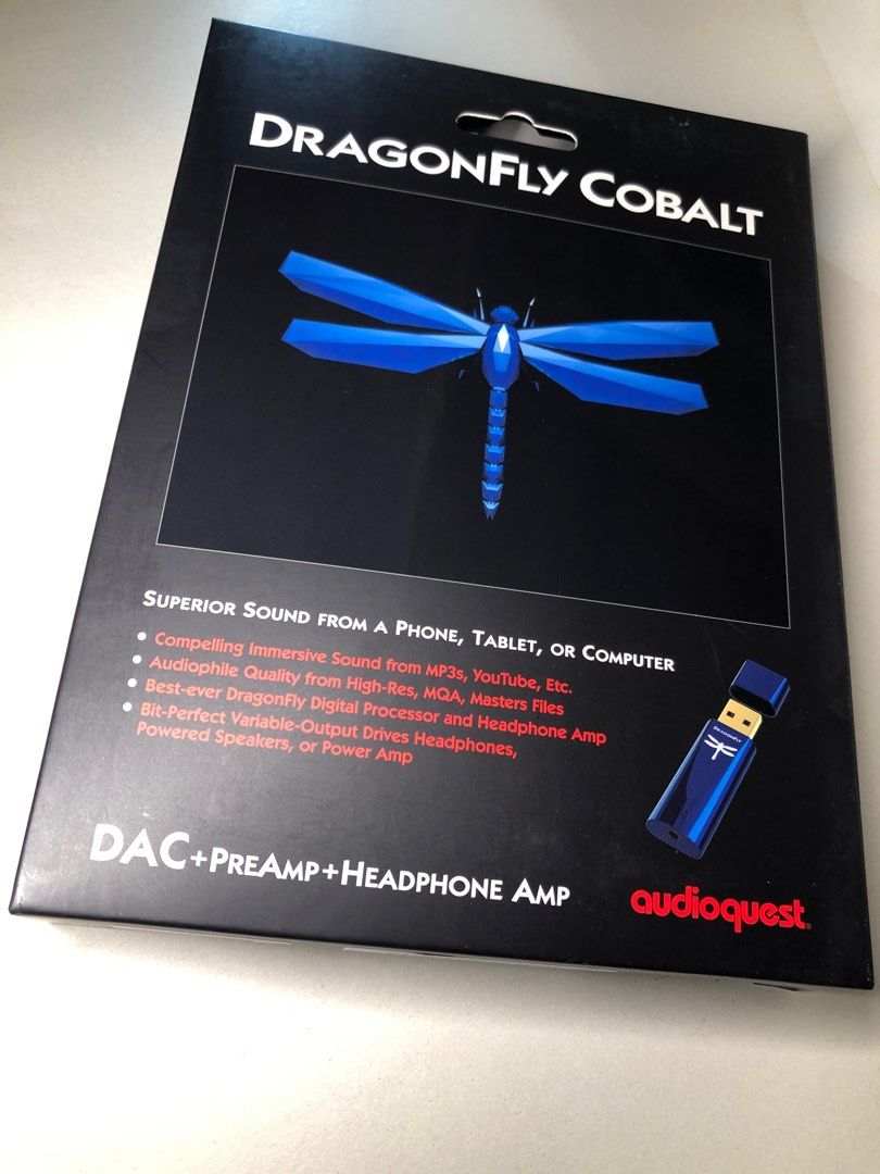 AudioQuest Dragonfly Cobalt USB DAC, New, Sealed (Category: Portable Audio Accessories) located in San Juan City. Submitted by juanstuffshopph (Listing ID 1276497654, Image 1). Description: AudioQuest Dragonfly Cobalt USB Digital-to-Analog Converter, New, Sealed See photos of the sealed item..