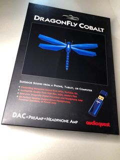 [Further Reduction] AudioQuest Dragonfly Cobalt USB DAC, New, Sealed