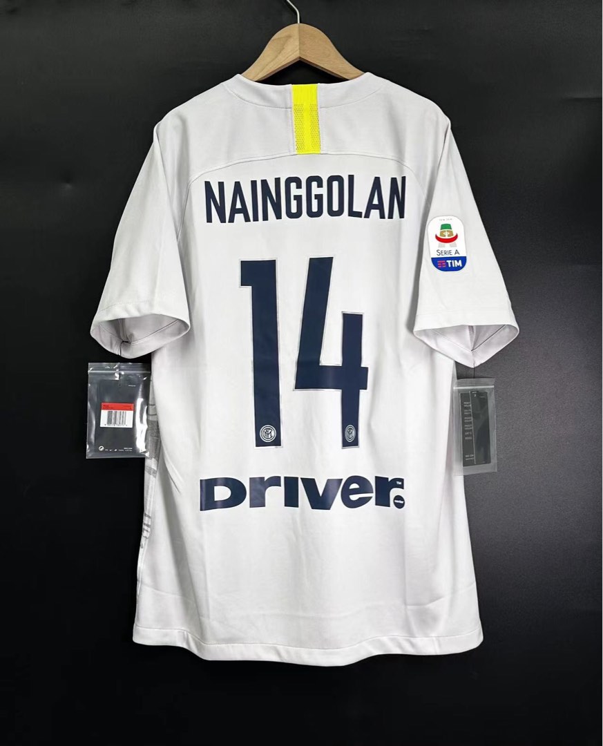 Inter Milan 18/19 Alternative Jersey #14 Nainggolan, Men's Fashion