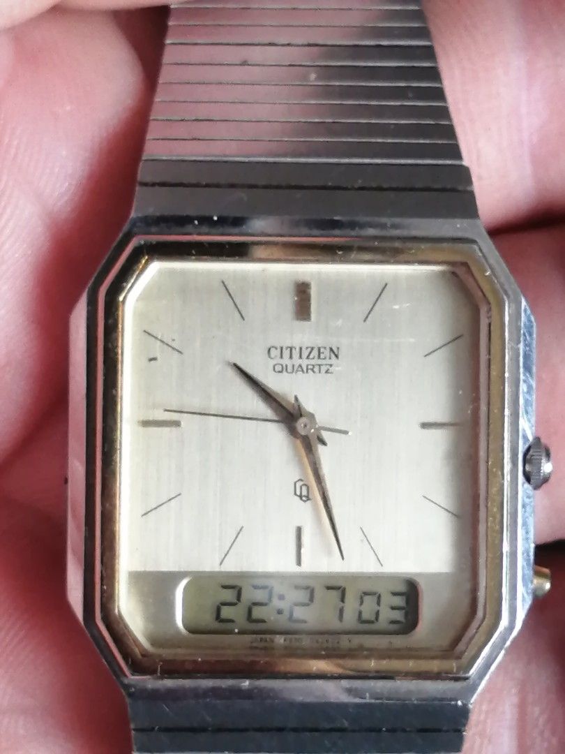 Citizen analog digital shop watch