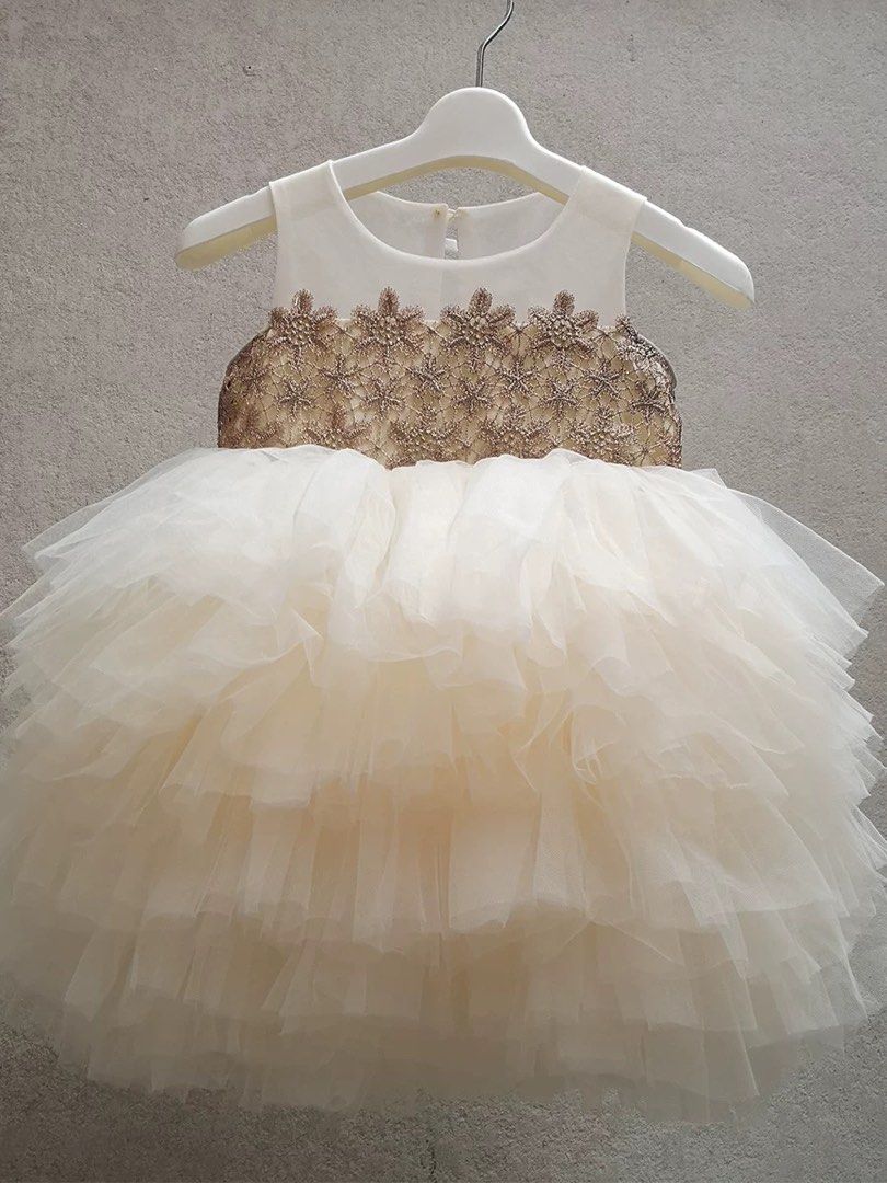 Baby Toddler Princess Tulle Dress With Free Headgear Babies