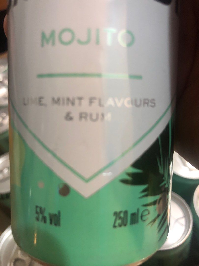 Bacardi Mojito 5 250ml (expired Sep23), Food & Drinks, Alcoholic