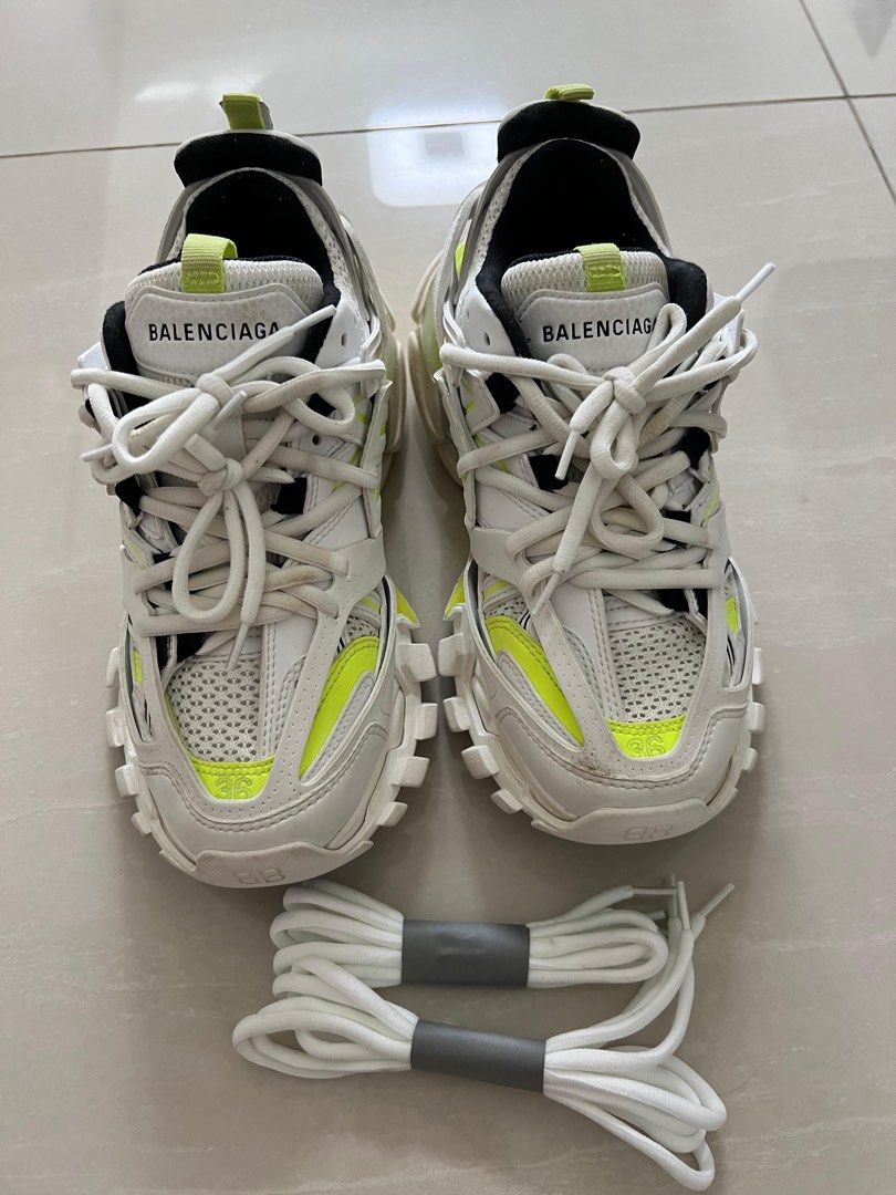 White balenciaga track sneakers on sale