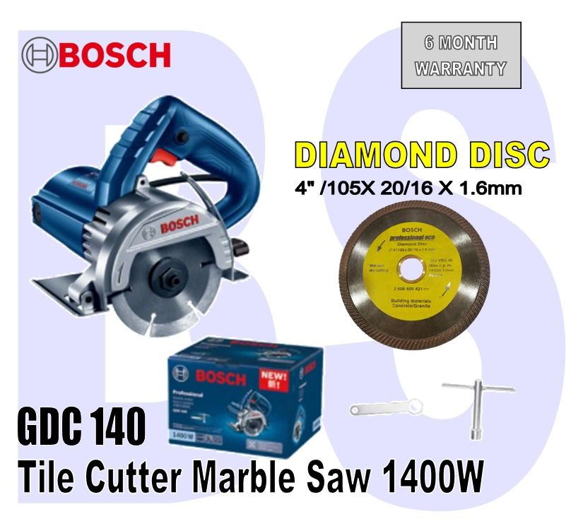 BANSOON BOSCH GDC 140 Professional Tile Cutter. Marble Saw. 1400W power ...
