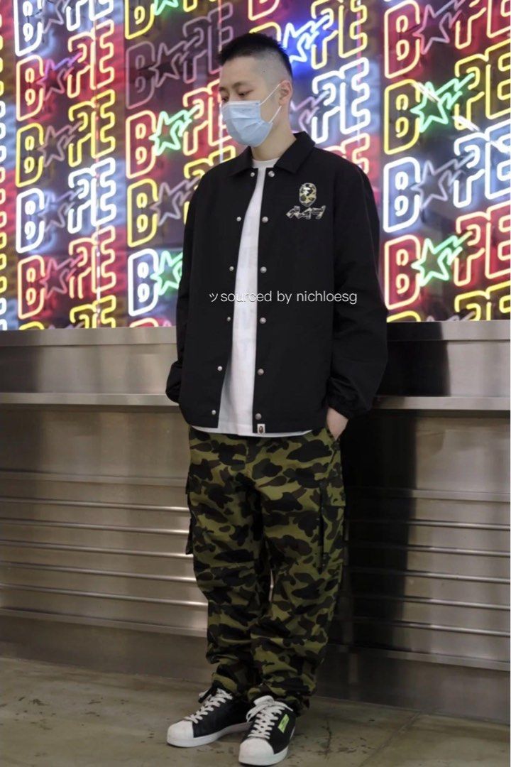 BAPE 1ST CAMO 6 POCKET PANTS Men s Fashion Bottoms Trousers on Carousell