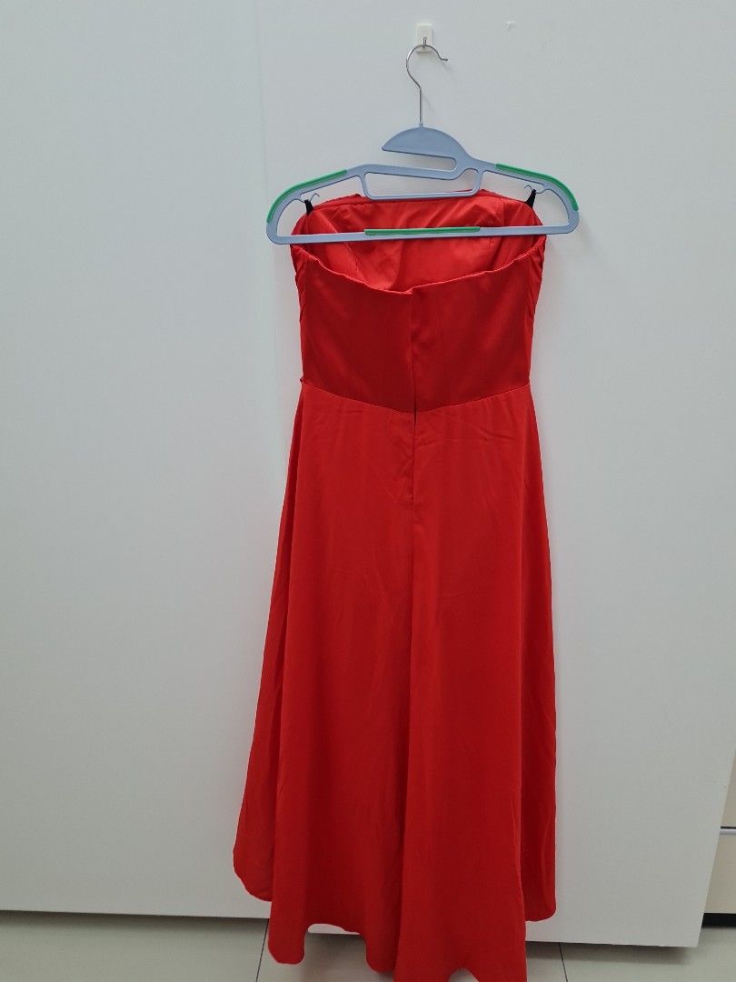 Bebe logo maxi dress top