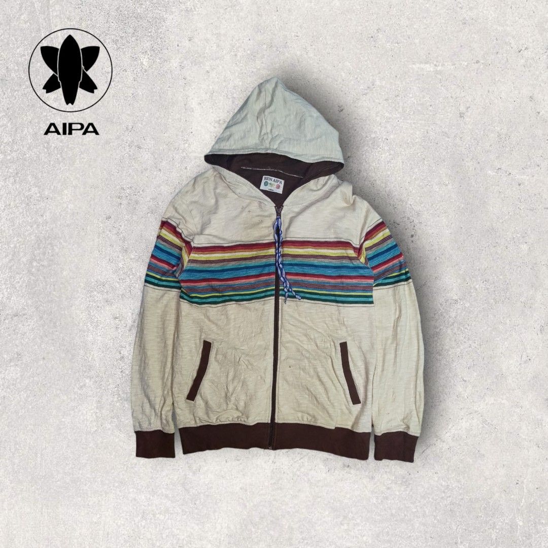 Ben Aipa Hoodie Zipper Surf, Fesyen Pria, Pakaian Baju Luaran di