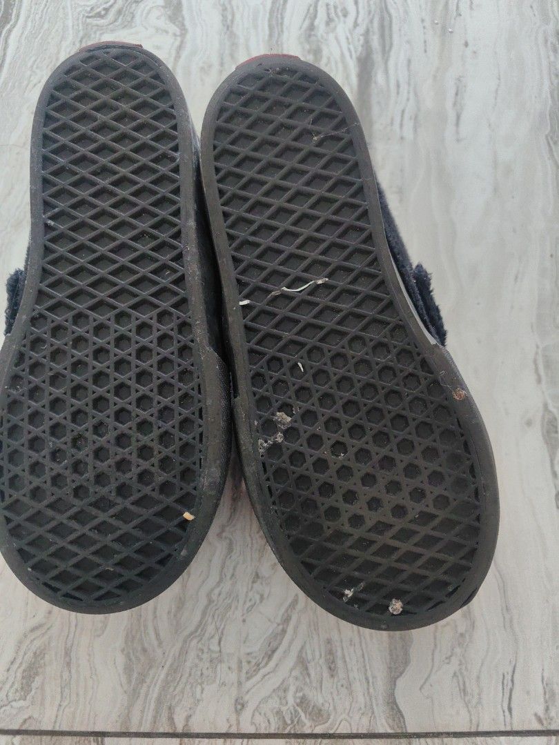 Black Cat Vans Slip On Shoes