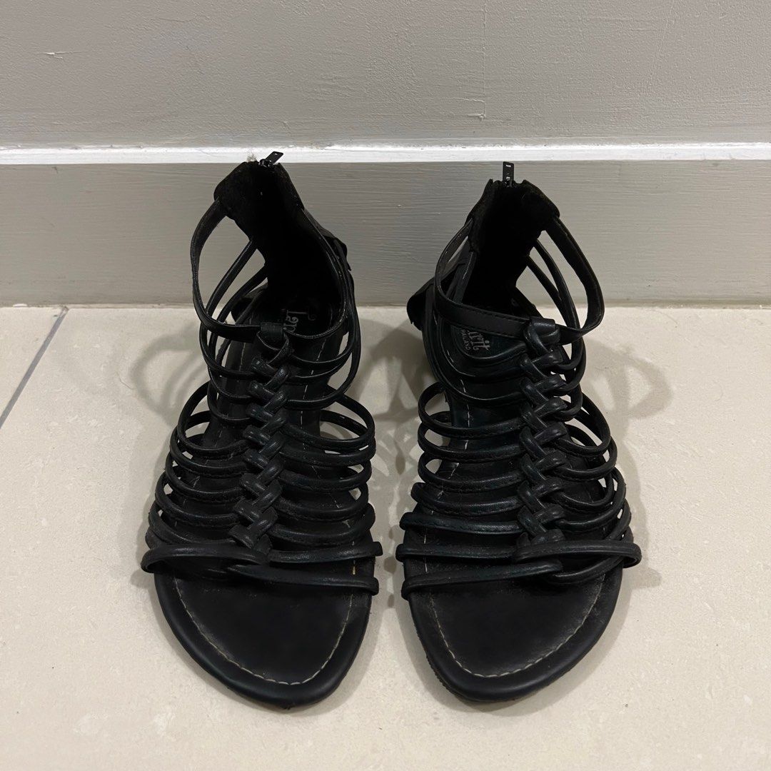 Zip up gladiator sandals on sale