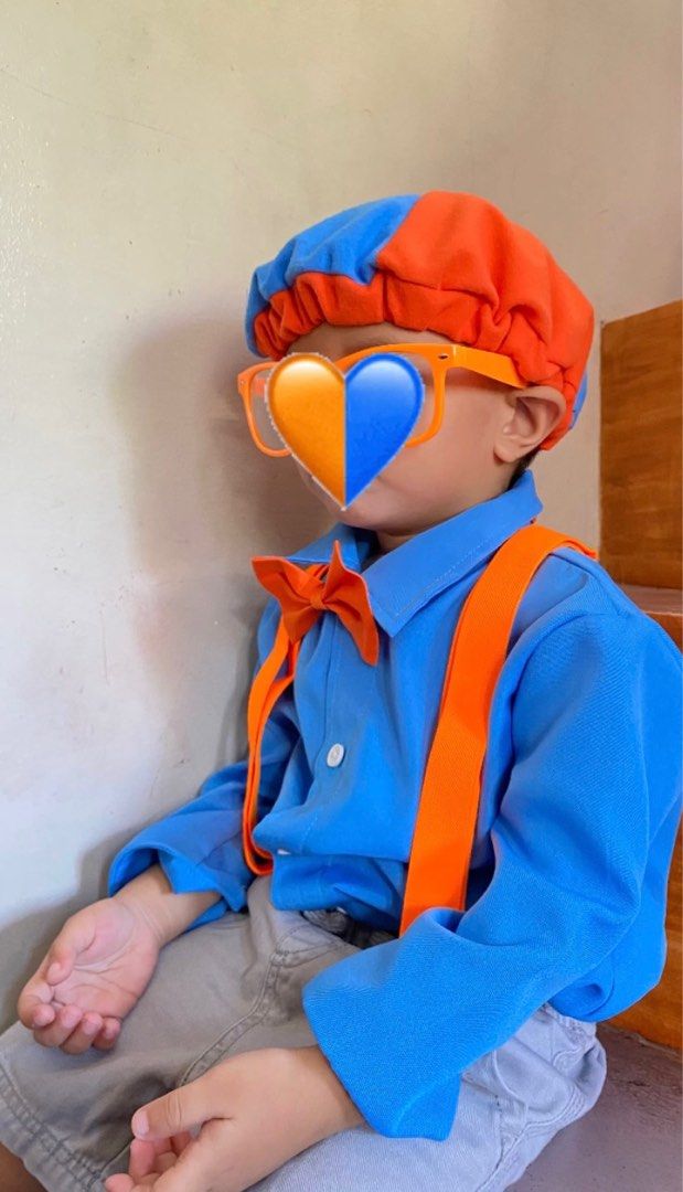 Blippi costume (Category: Babies & Kids Fashion) located in Taytay. Submitted by eyaaco0529 (Listing ID 1278118564, Image 2). Description: Blippi costume (once used) 3-4 yrs old.