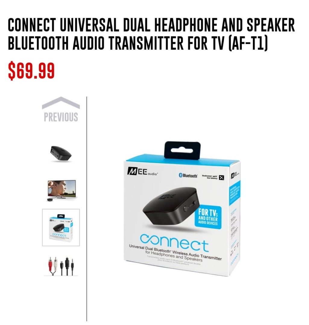 Bluetooth transmitters for TV Computers Tech Office Business