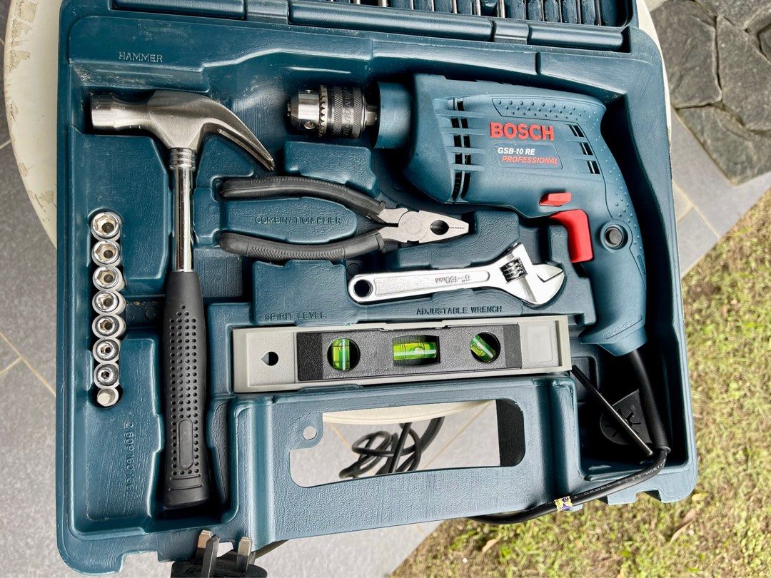 Bosch gsb 10 re professional tool kit on sale