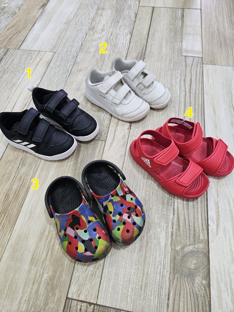 Adidas Puma Boy kids shoes sneakers crocs sandals Babies Kids