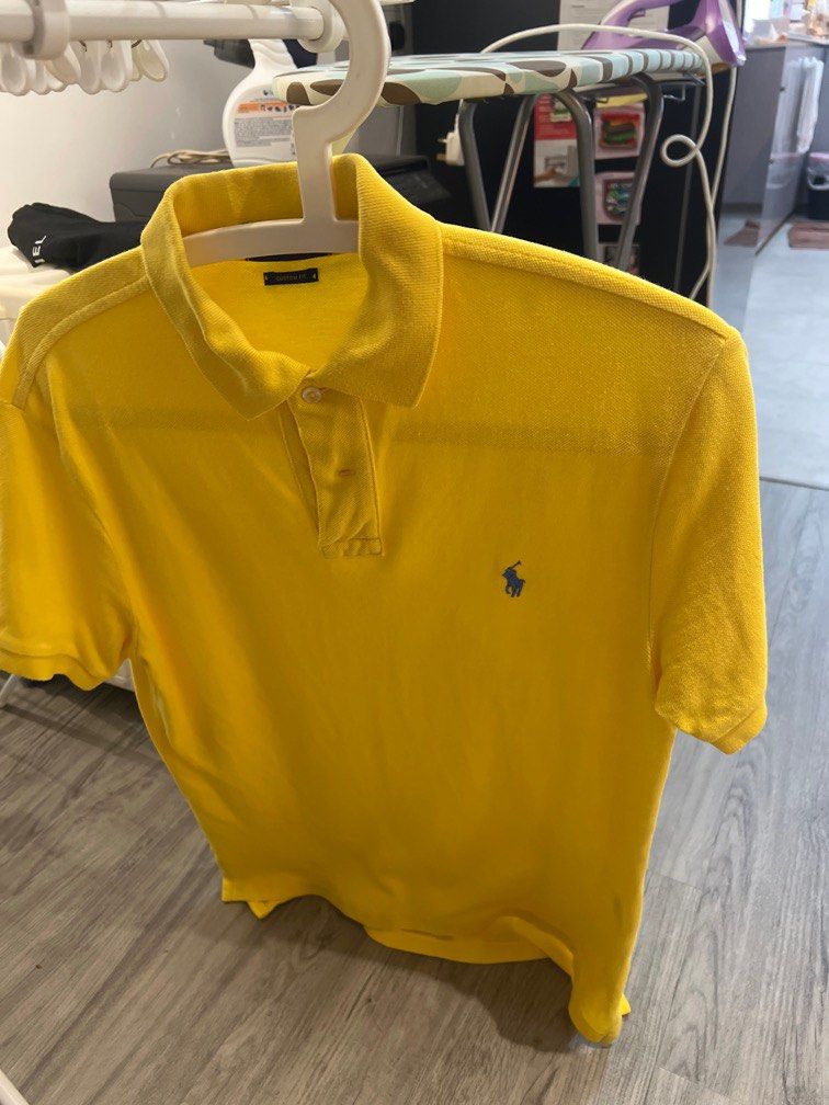 Bright yellow authentic Ralph Lauren polo for sale