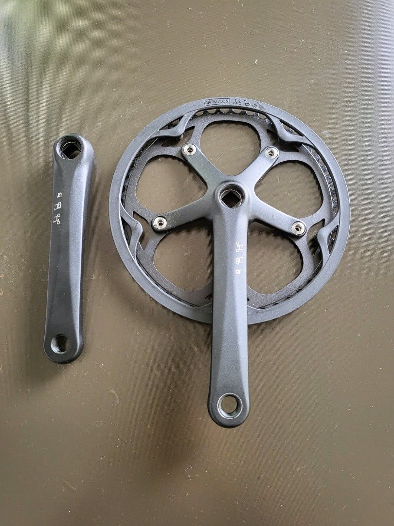 Brompton top black crankset