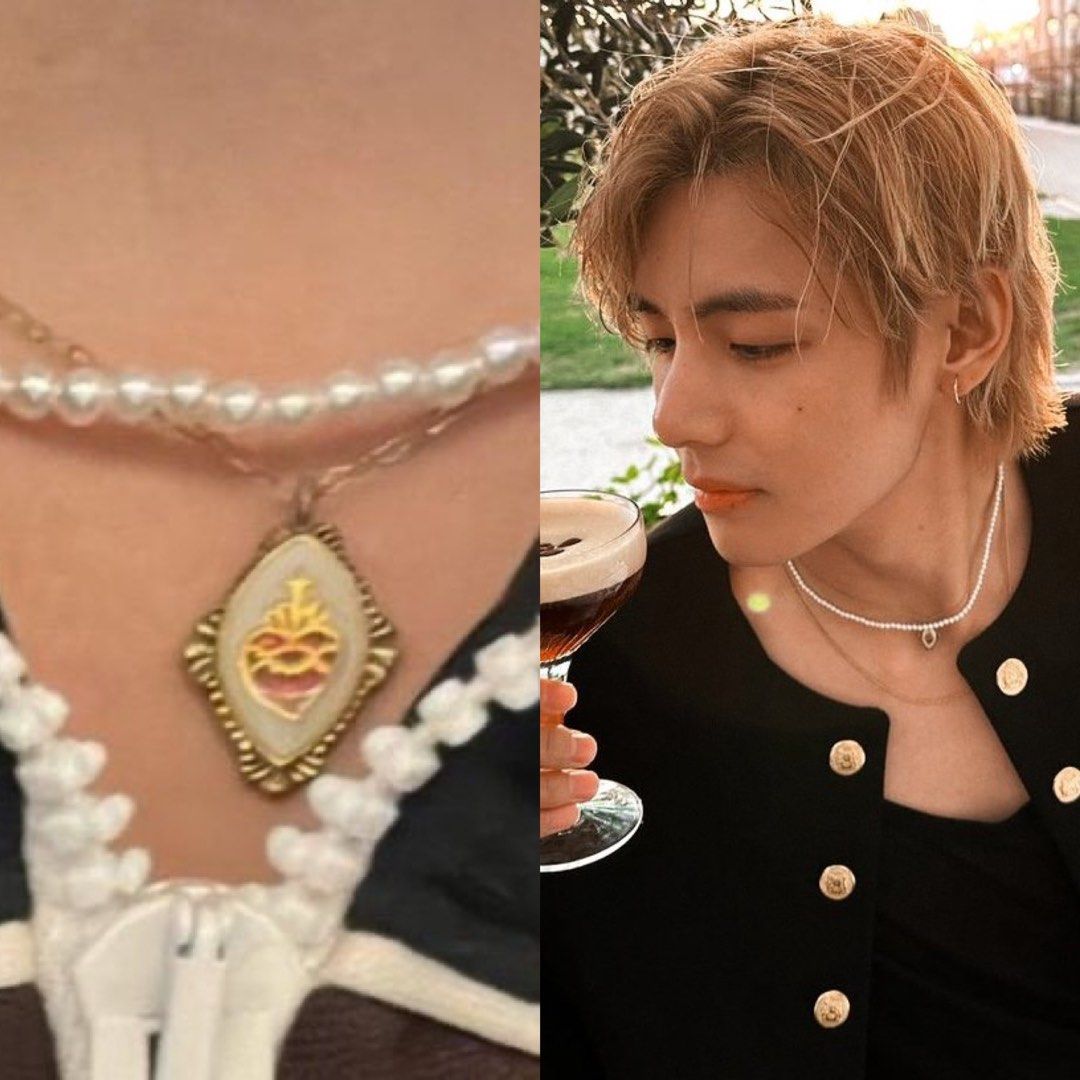 brandy melville gemstone heart necklace｜TikTok Search