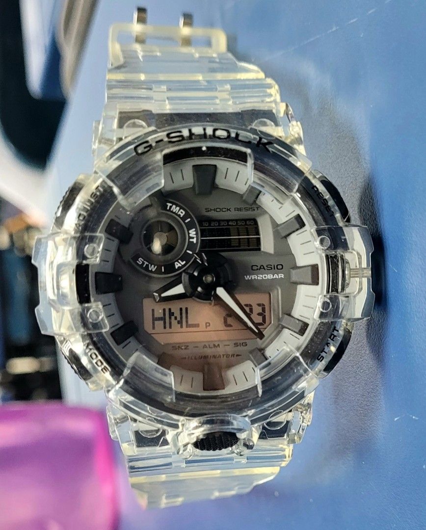 Casio G Shock World Time Chronograph Quartz Analog Digital Watch