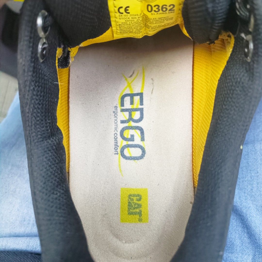 CAT safety shoes (ergo), Men's Fashion, Footwear, Boots on Carousell