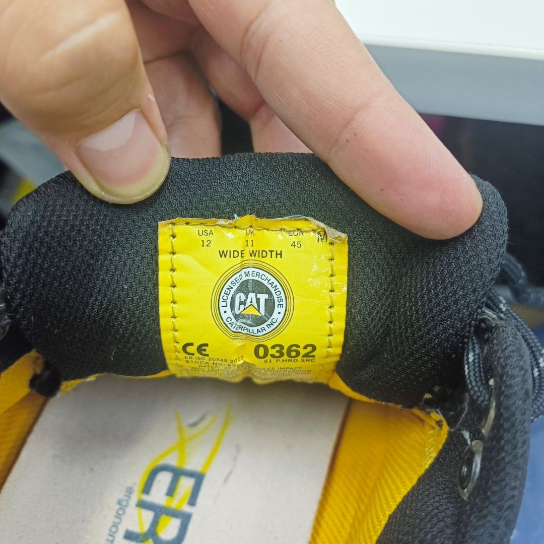CAT safety shoes (ergo), Men's Fashion, Footwear, Boots on Carousell