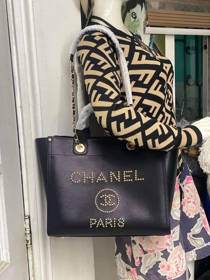 Chanel studded 2025 tote