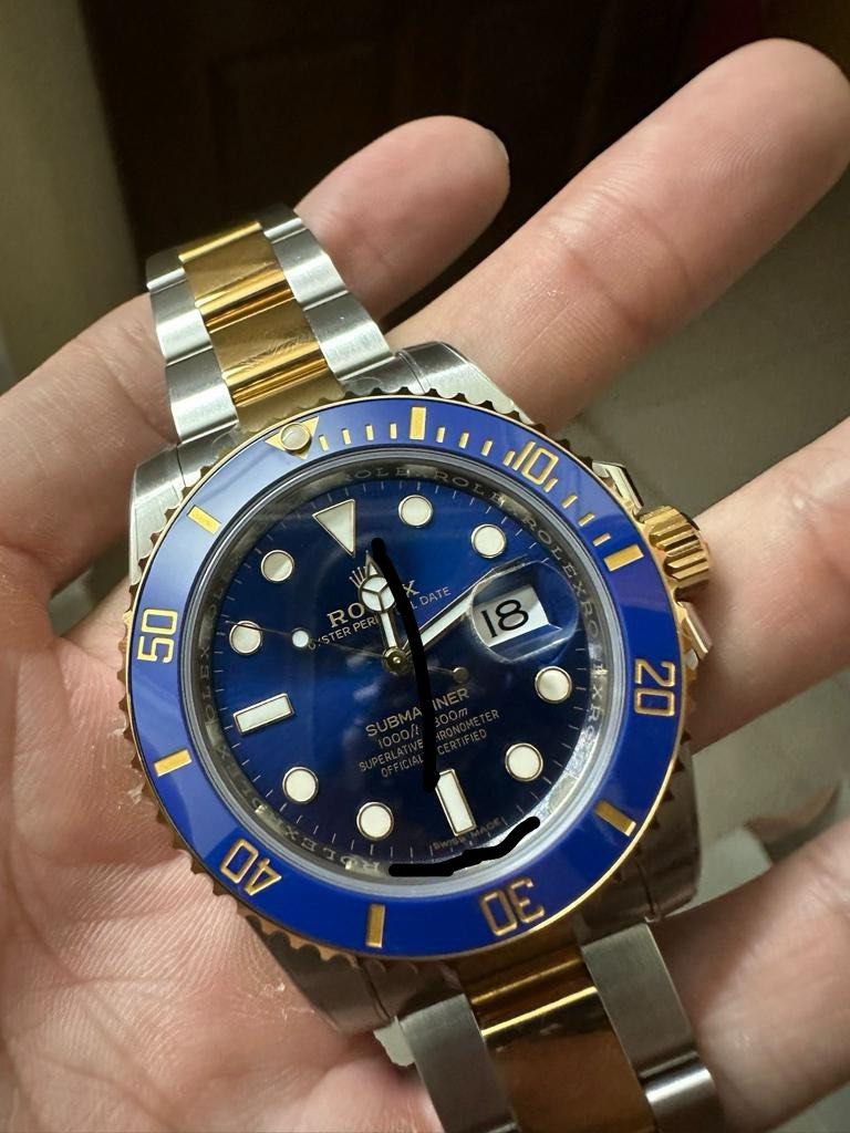 Cheapest 2019 Rolex Submariner Bluesy 116613LB