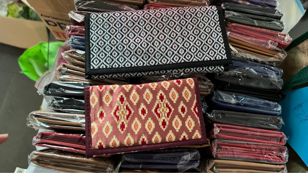 Fabric wallets and on sale purses
