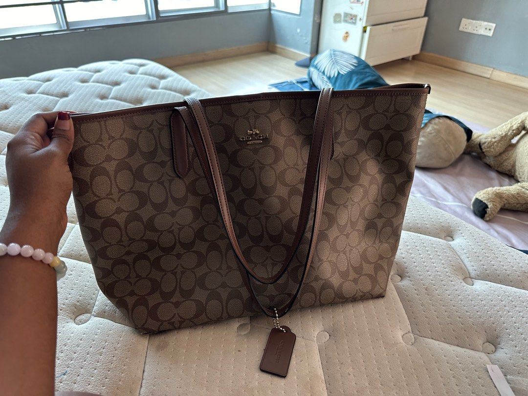 Coach clearance oversized tote