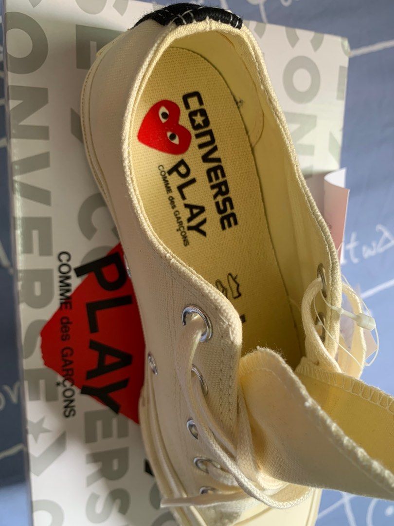 Converse comme des garcons fake store vs real
