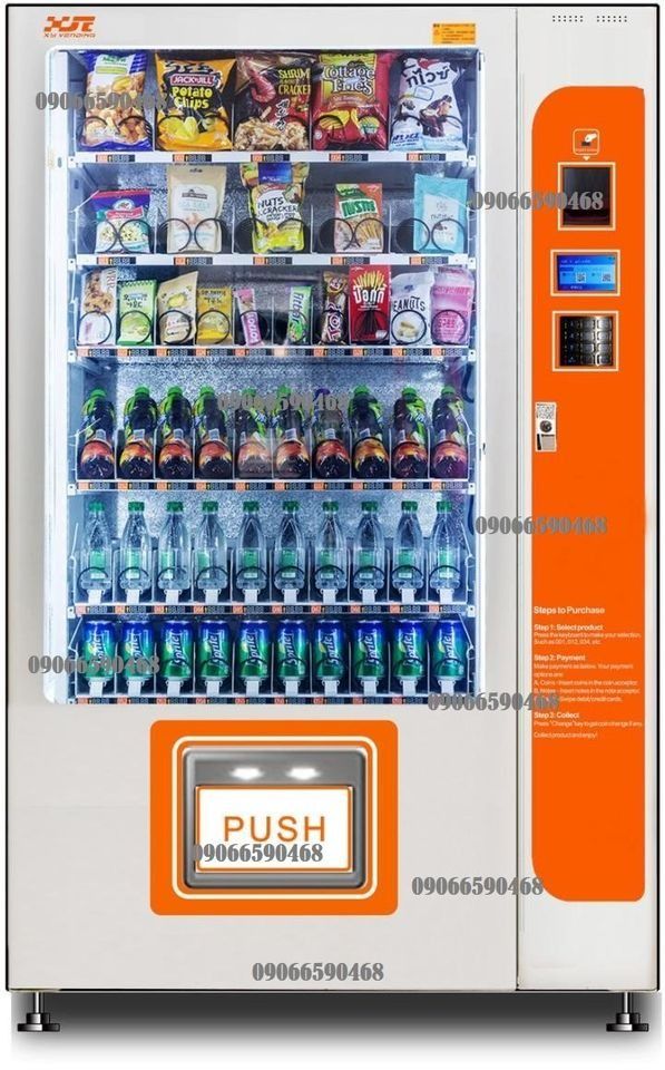 Cooling snacks and drinks Vending Machine (Category: Refrigerators and Freezers) located in Caloocan City. Submitted by ultimateni42771 (Listing ID 1278202591, Image 2). Description: Cooling snacks and drinks Vending Machine ₱315,000.00 1)Color:White 2)Dimension:1920x1220x855mm Weight:350KGS 3. With refrigerating unit 4. Capacity:300-500 piece,6 spiral layers .10-wide 5. GPRS wireless management 6. Free to use Cloudy system for real-time monitori