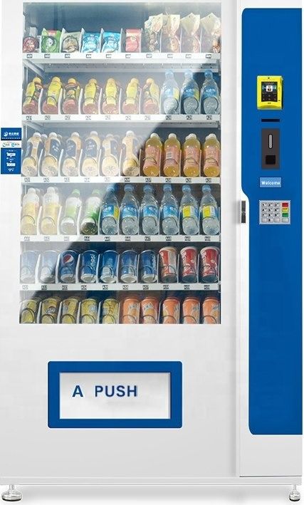 Cooling snacks and drinks Vending Machine (Category: Refrigerators and Freezers) located in Aroroy. Submitted by 09307311069 (Listing ID 1278202606, Image 2). Description: Cooling snacks and drinks Vending Machine ₱315,000.00 1)Color:White 2)Dimension:1920x1220x855mm Weight:350KGS 3. With refrigerating unit 4. Capacity:300-500 piece,6 spiral layers .10-wide 5. GPRS wireless management 6. Free to use Cloudy system for real-time monitoring of sales